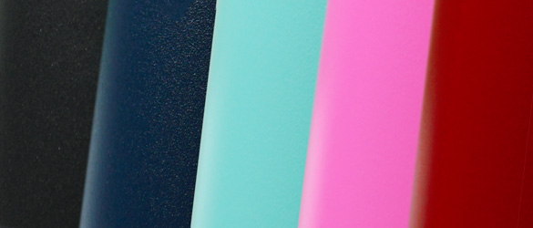  metal tumbler colors layered in variety of hues