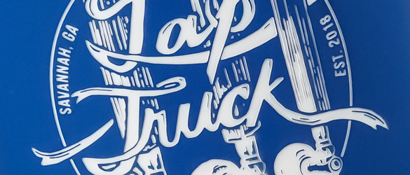 close up of silicone etching