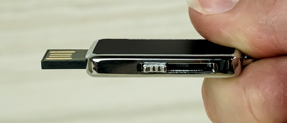 side profile of usb