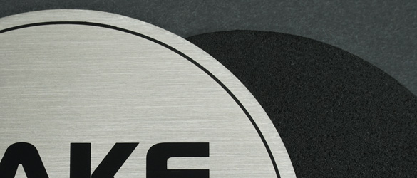 stainless steel backing