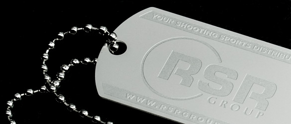 dog tag with hole for ball chain