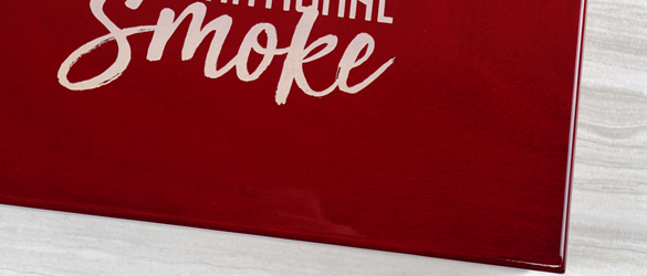 close up piano finish rosewood