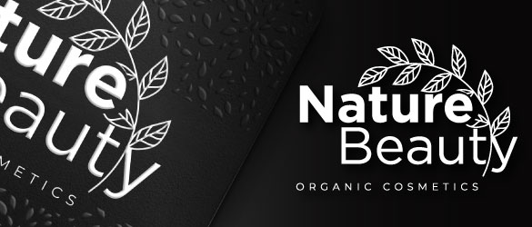 Logo on card next to Logo Design