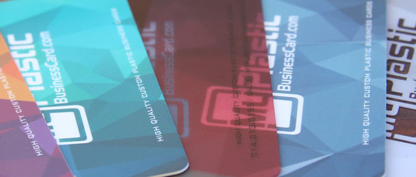 close up of multiple card finishes