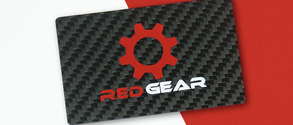 carbon fiber business card is the same size as a credit card and fits into a wallet pocket