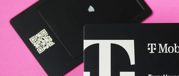 quick metal cards made from stainless steel