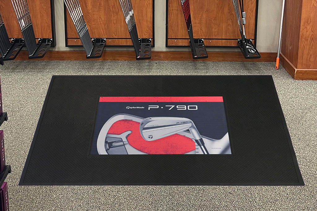 TreadPop™ Point-of-Purchase Rubber Logo Mat