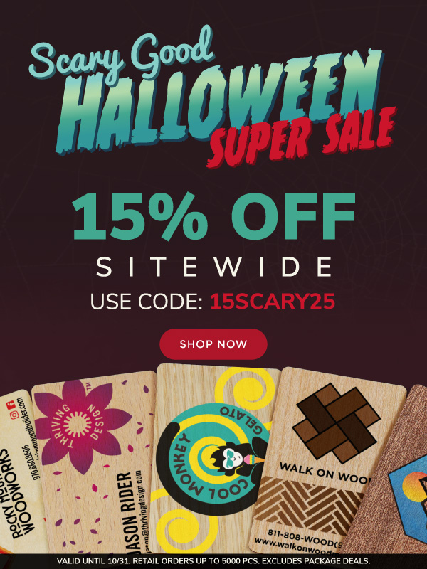 Halloween Sale - 15 Percent Off