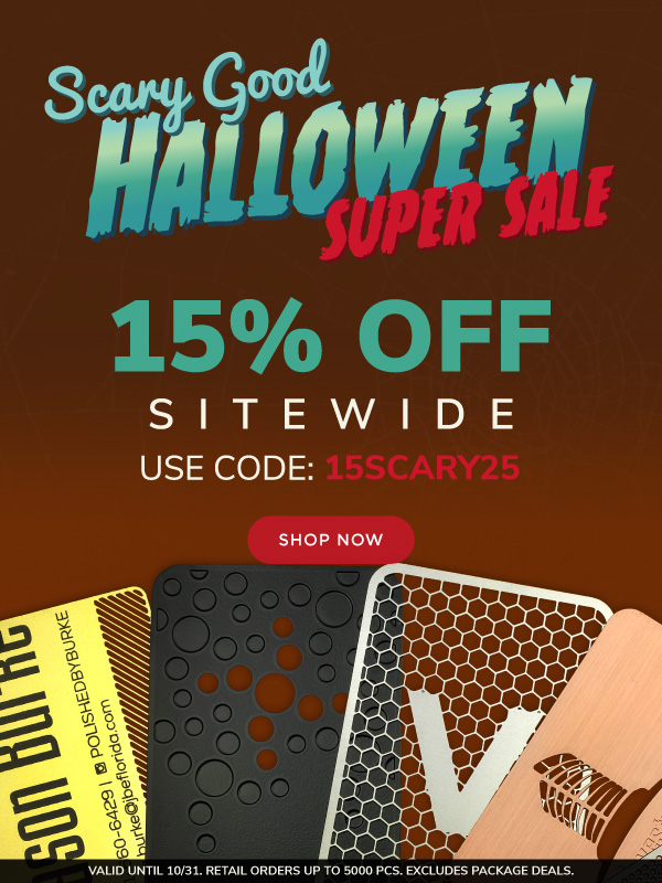 Halloween Sale - 15 Percent Off