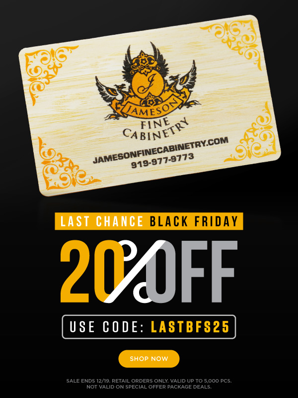 Last Chance Black Friday Sale - 20 Percent Off